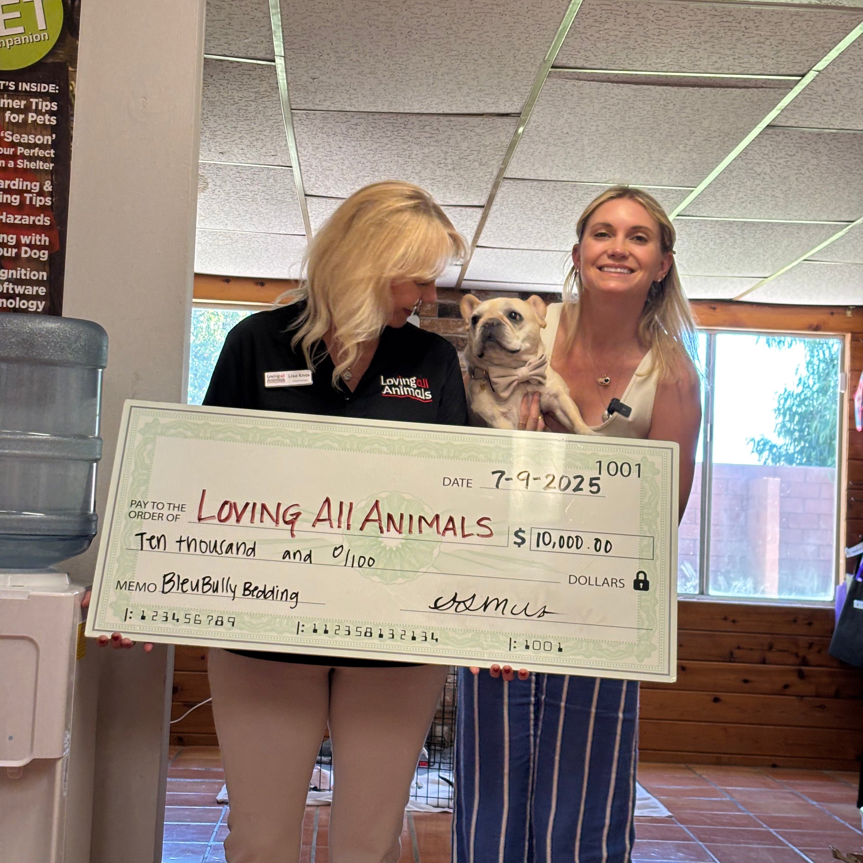 An Update on Our First Donation to Loving All Animals