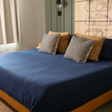 Jersey Knit Duvet Cover in Deep Sleep
