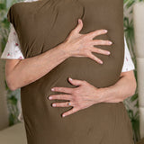 Jersey Knit Pillowcase Set in Forest Green