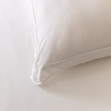Jersey Knit Sham Set in Ivory White