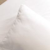 Jersey Knit Pillowcase Set in Ivory White