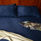 Sateen Sheet Set in Deep Sleep