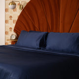 Sateen Duvet Cover in Deep Sleep