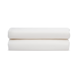 Sateen Sham Set in Ivory White
