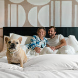 Sateen Duvet Cover in Ivory White